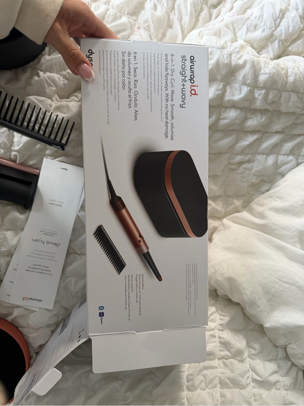 Dyson Hair Tools Set in Copper and Black - Picture 2 of 3